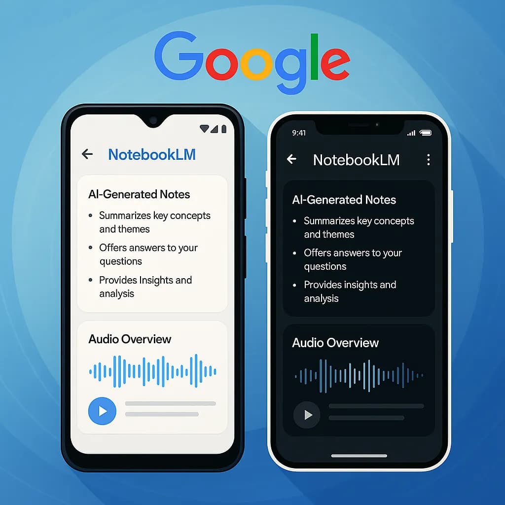 اپلیکیشن‌های مستقل NotebookLM برای اندروید و iOS