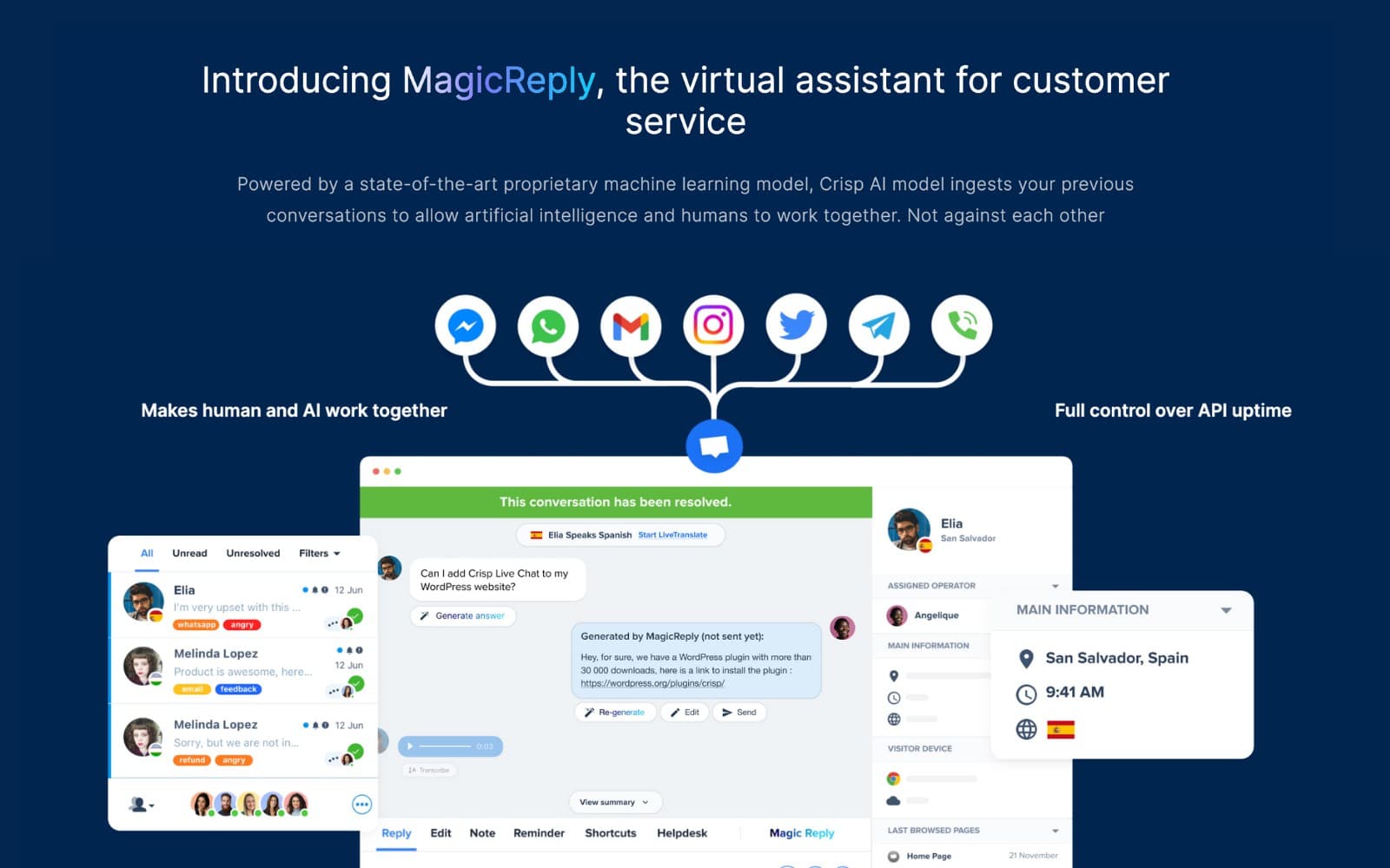 هوش مصنوعی MagicReply