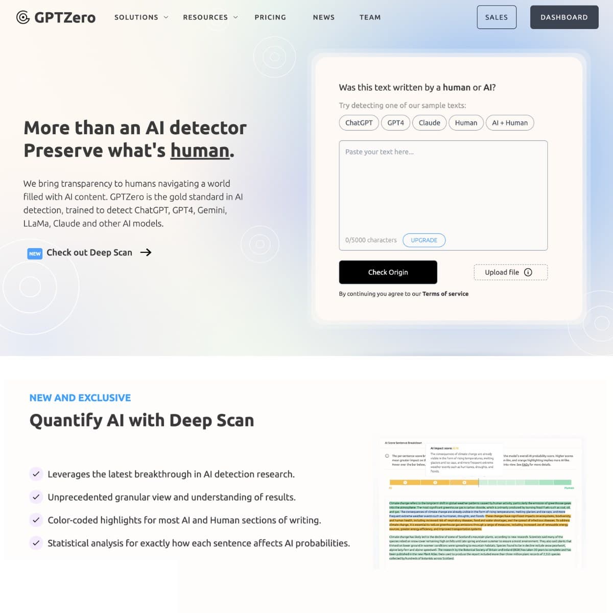 هوش مصنوعی GPT zero