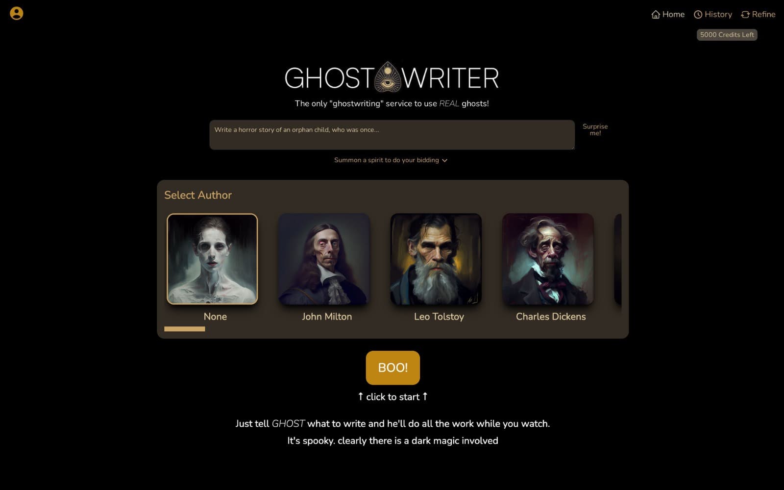 هوش مصنوعی Ghost Writer