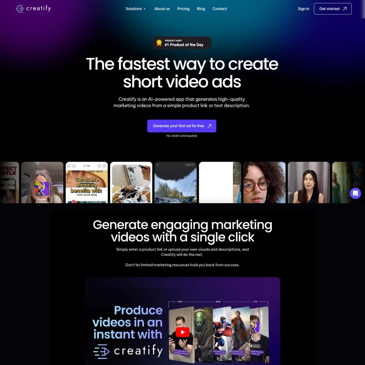 هوش مصنوعی Creatify