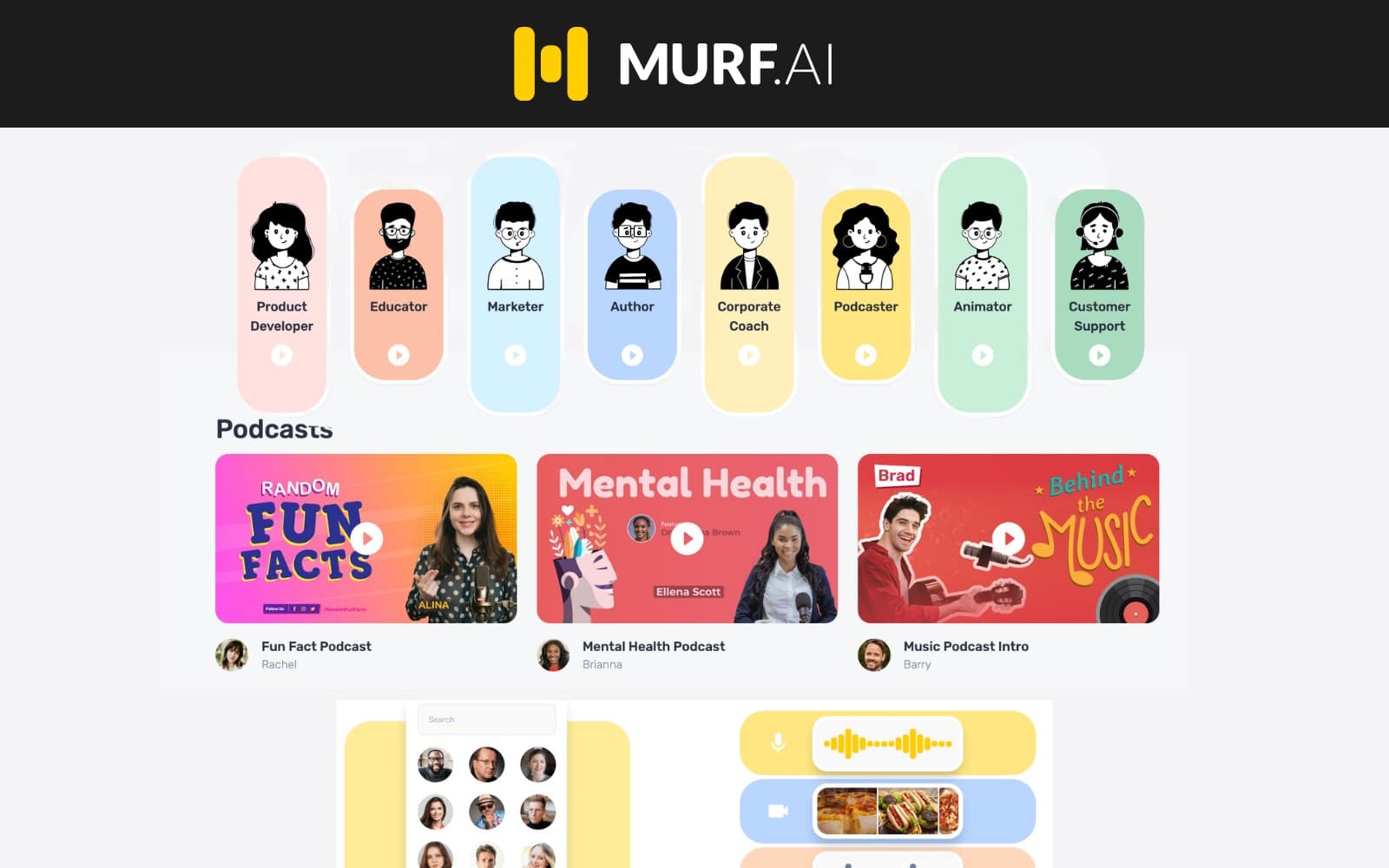 هوش مصنوعی Murf