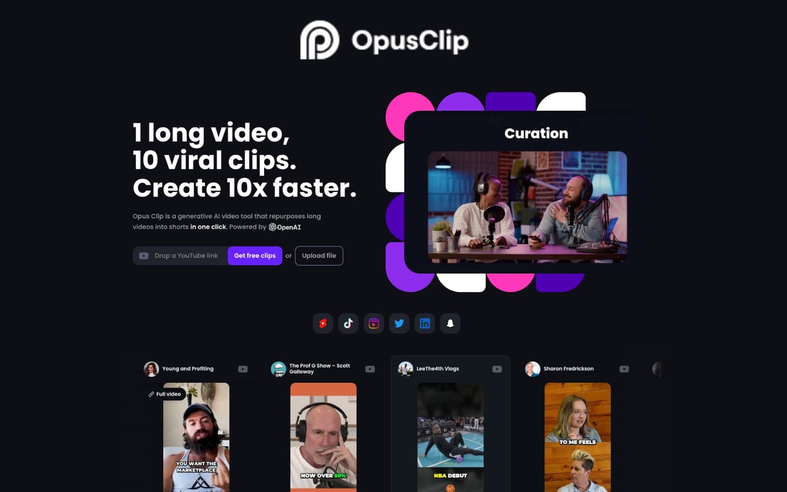 هوش مصنوعی OpusClip
