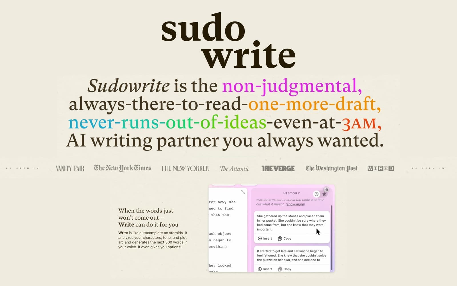 هوش مصنوعی SudoWrite