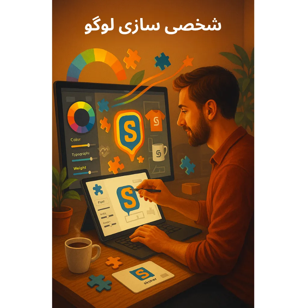 شخصی سازی لوگو
