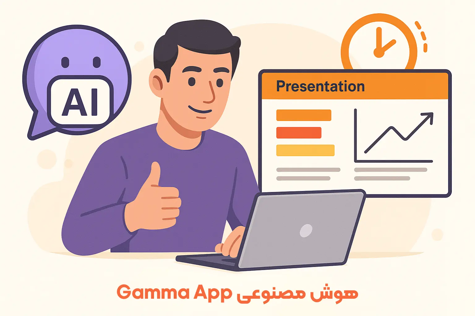 هوش مصنوعی Gamma App