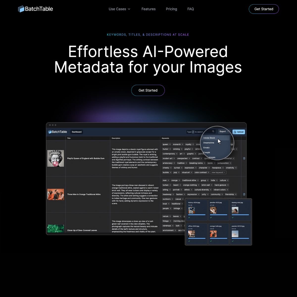 هوش مصنوعی BatchTable
