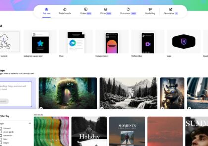 هوش مصوعی Adobe Express