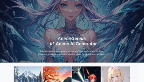هوش مصنوعی AnimeGenius