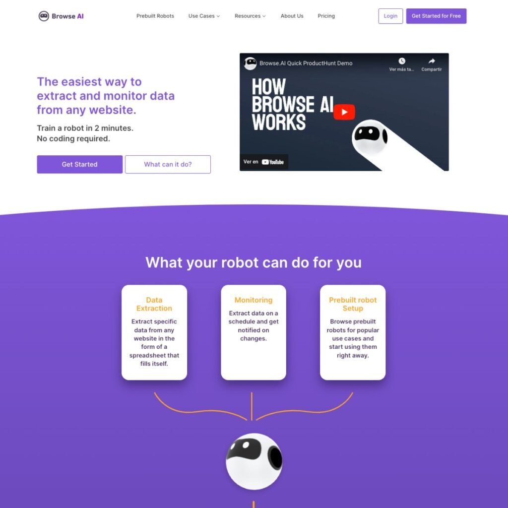 هوش مصنوعی Browse AI