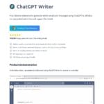 ChatGPT Writer