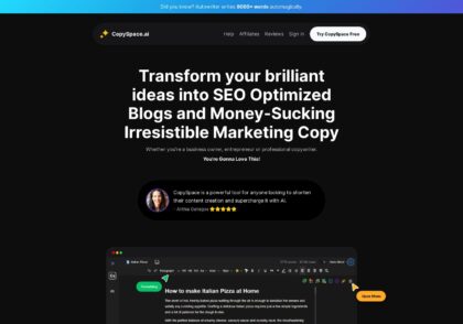 هوش مصنوعی CopySpace