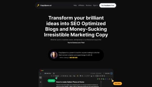 هوش مصنوعی CopySpace