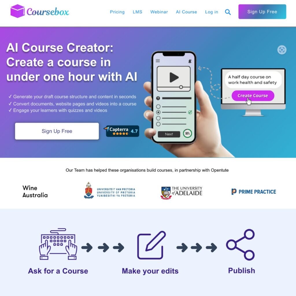 هوش مصنوعی Coursebox AI