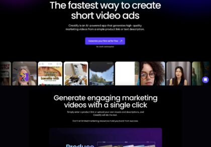 هوش مصنوعی Creatify