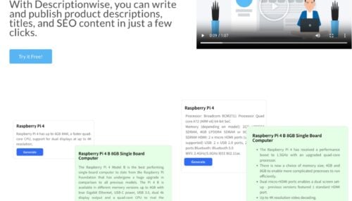 هوش مصنوعی DescriptionWise