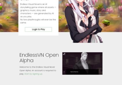 هوش مصنوعی Endless VN