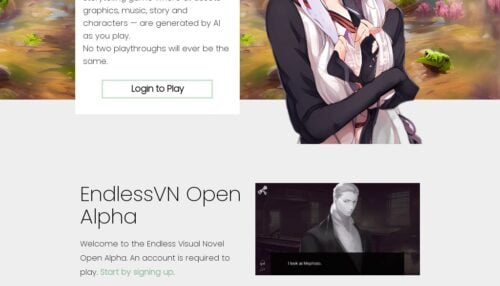 هوش مصنوعی Endless VN