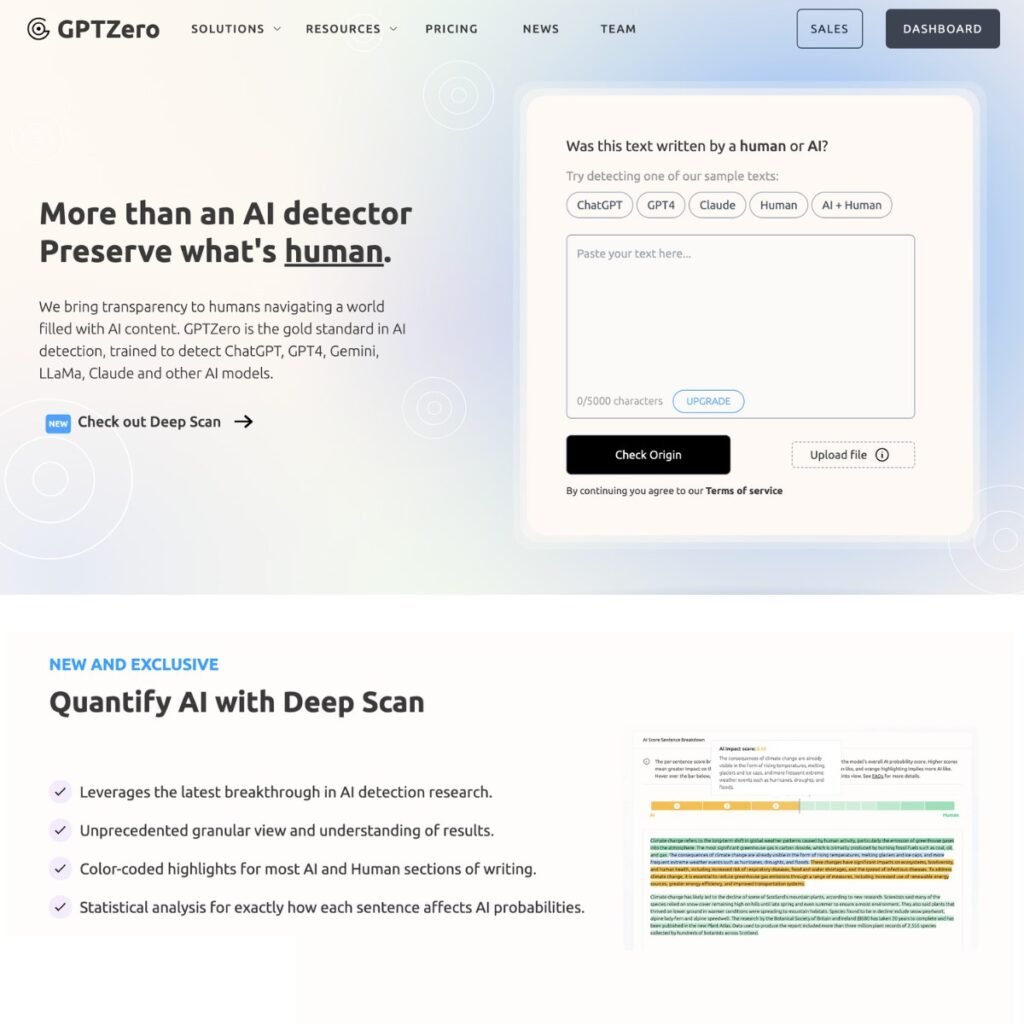 هوش مصنوعی GPT zero