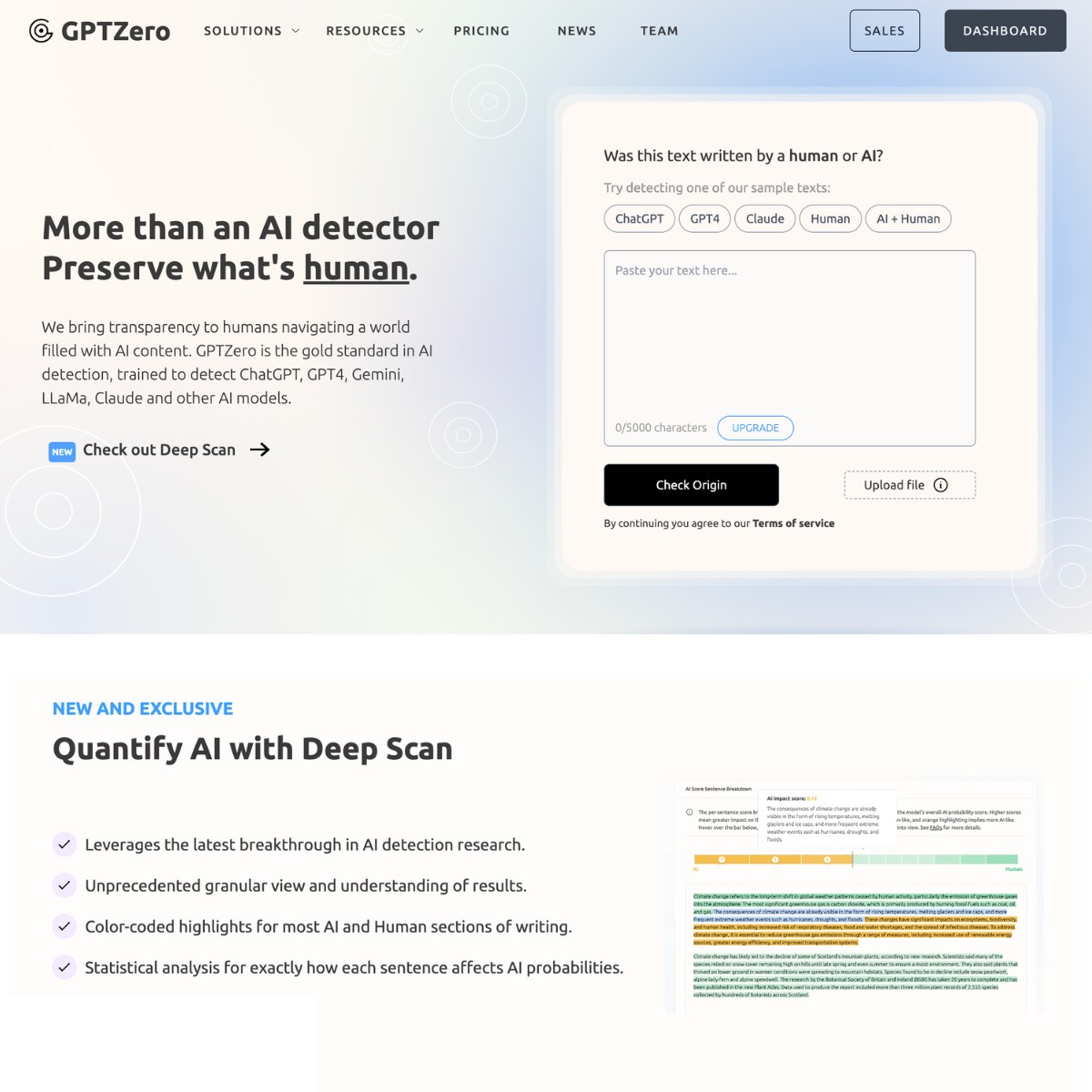هوش مصنوعی GPT zero