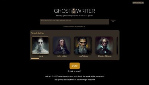 هوش مصنوعی Ghost Writer