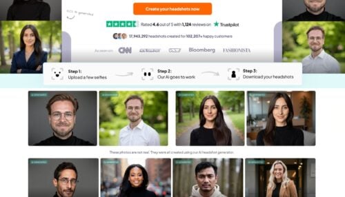هوش مصنوعی HeadshotPro