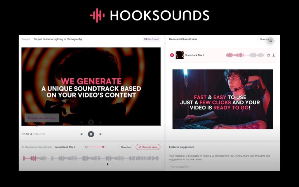 هوش مصنوعی HookSounds AI Studio