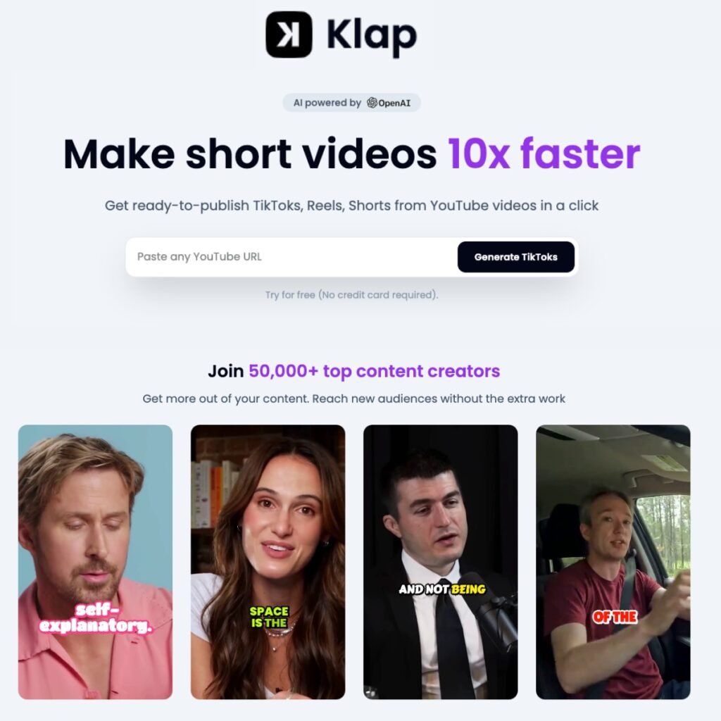 هوش مصنوعی Klap
