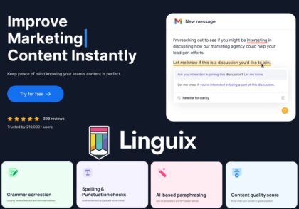 هوش مصنوعی Linguix