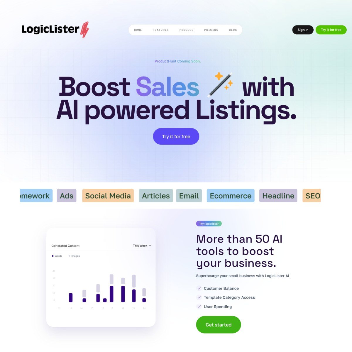 هوش مصنوعی LogicLister