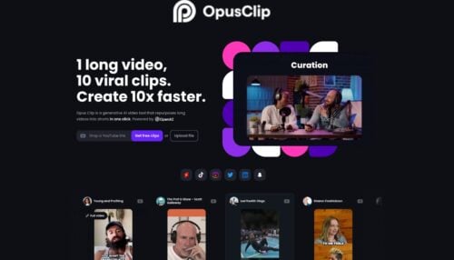 هوش مصنوعی OpusClip