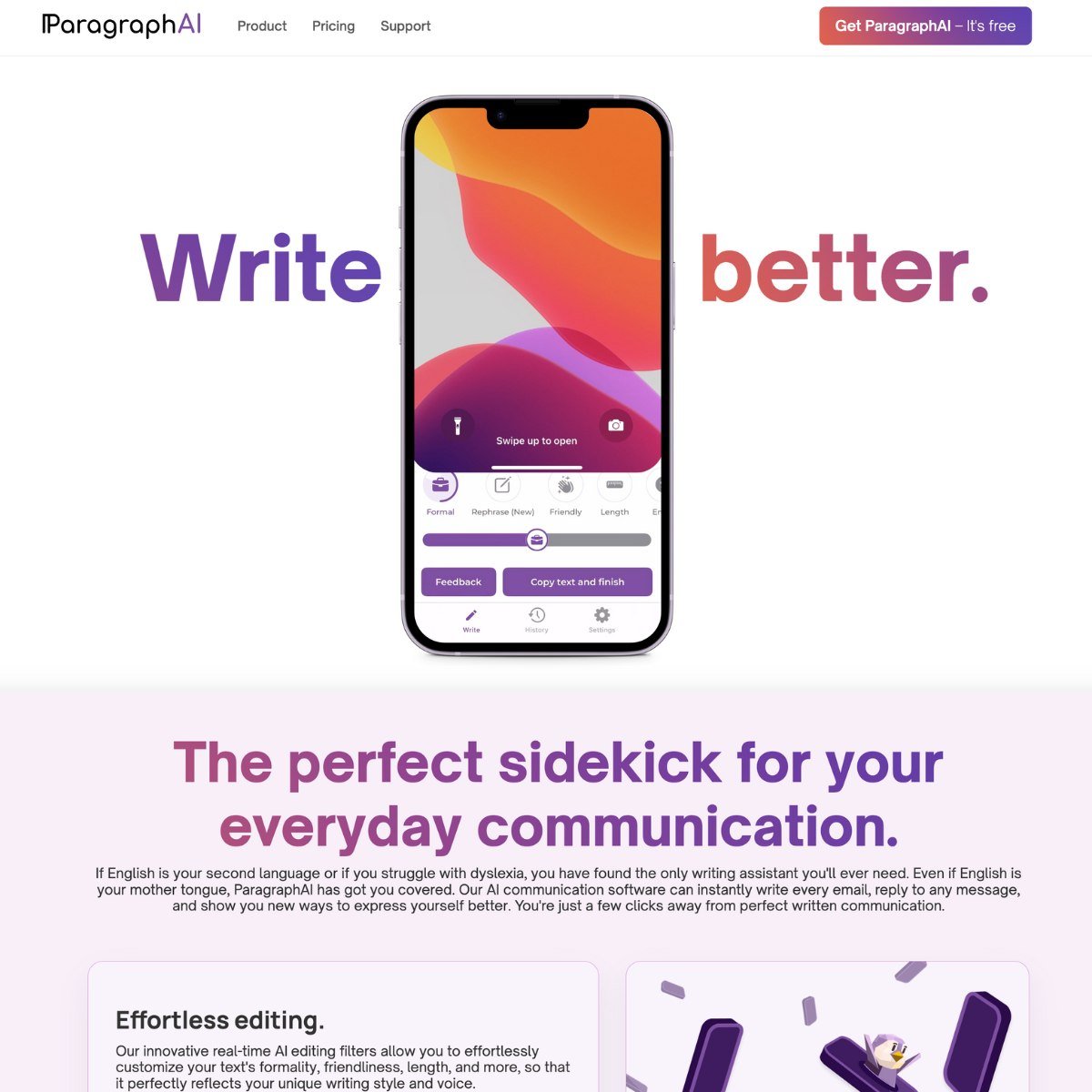 هوش مصنوعی Paragraph AI