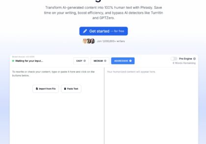 هوش مصنوعی Phrasly