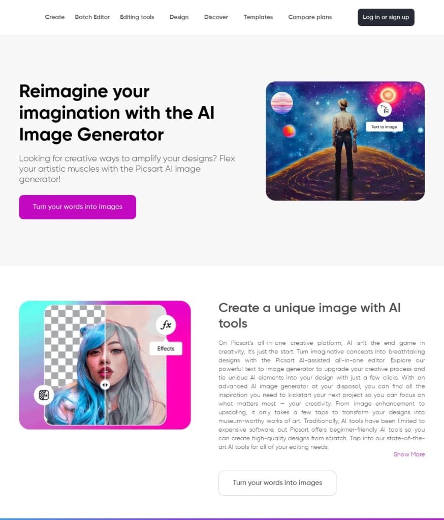 هوش مصنوعی Picsart