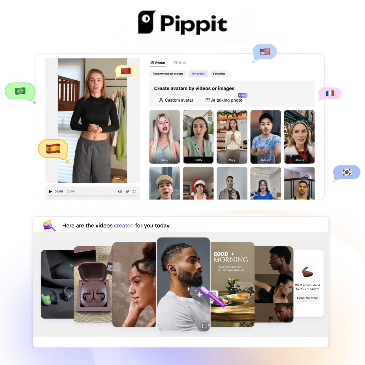 هوش مصنوعی Pippit AI