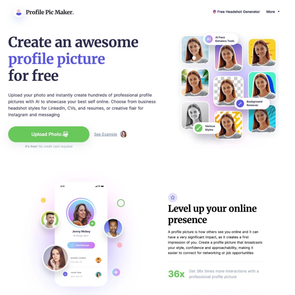 هوش مصنوعی Profile Pic Maker