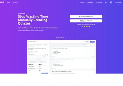 هوش مصنوعی Quizgecko