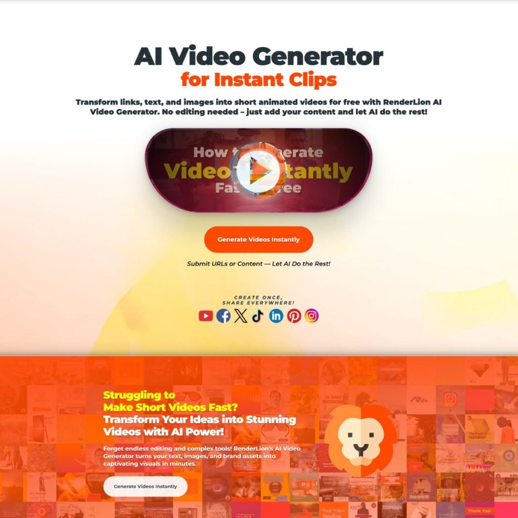 هوش مصنوعی RenderLion