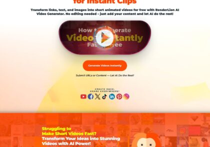 هوش مصنوعی RenderLion