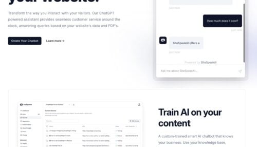 هوش مصنوعی SiteSpeakAI