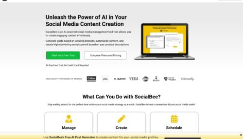 هوش مصنوعی SocialBee