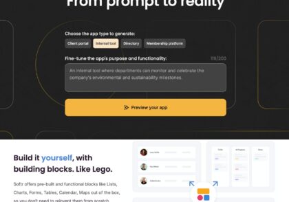 هوش مصنوعی Softr AI