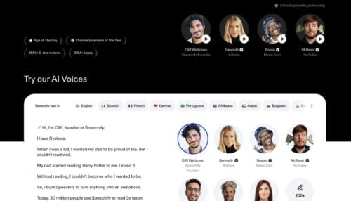 هوش مصنوعی Speechify