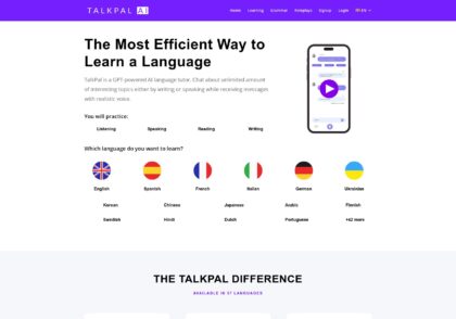 هوش مصنوعی TalkPal