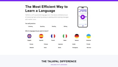 هوش مصنوعی TalkPal