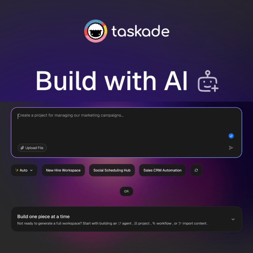 هوش مصنوعی Taskade
