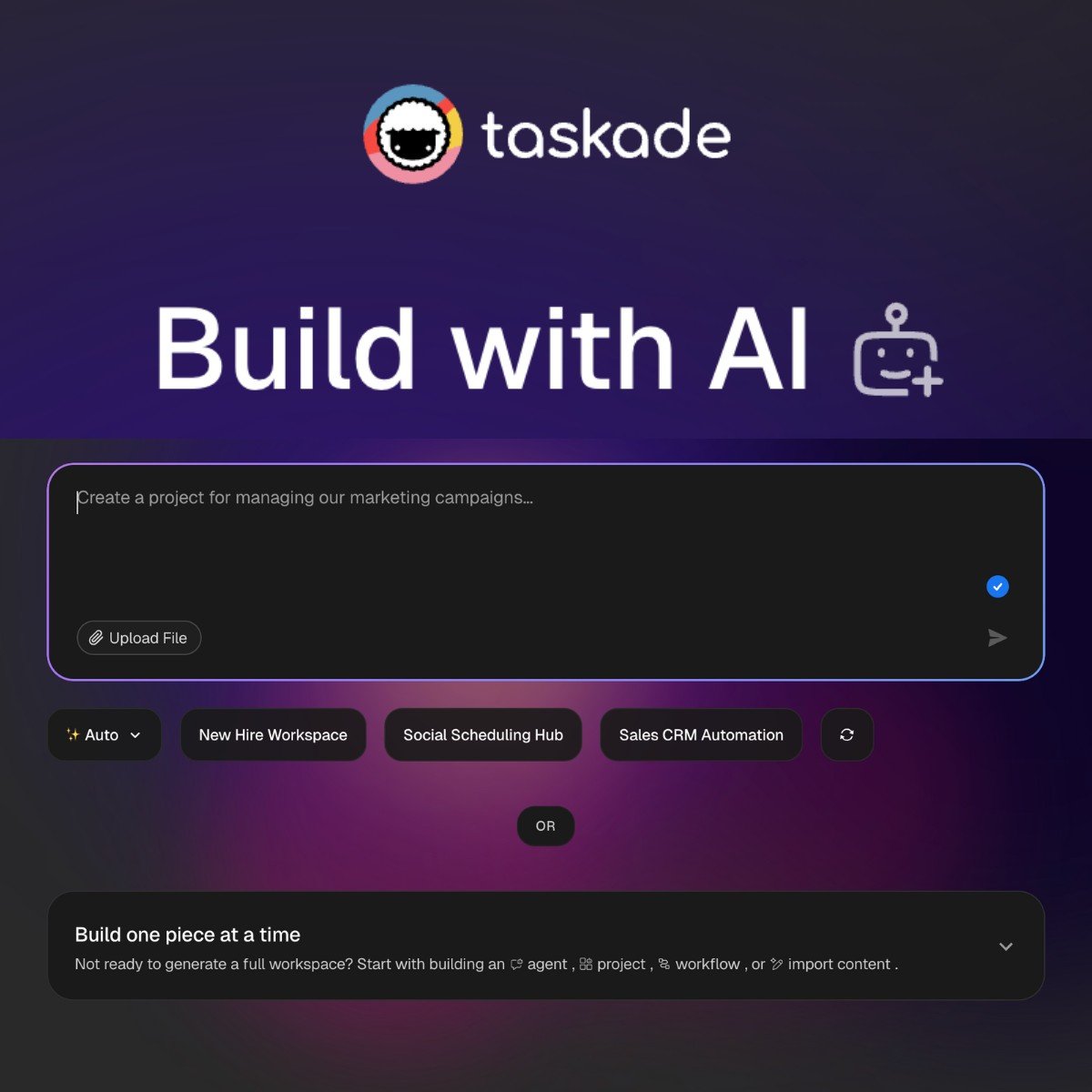 هوش مصنوعی Taskade