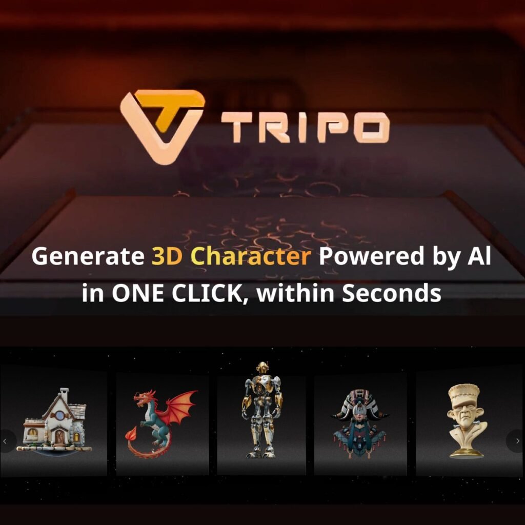 هوش مصنوعی Tripo AI