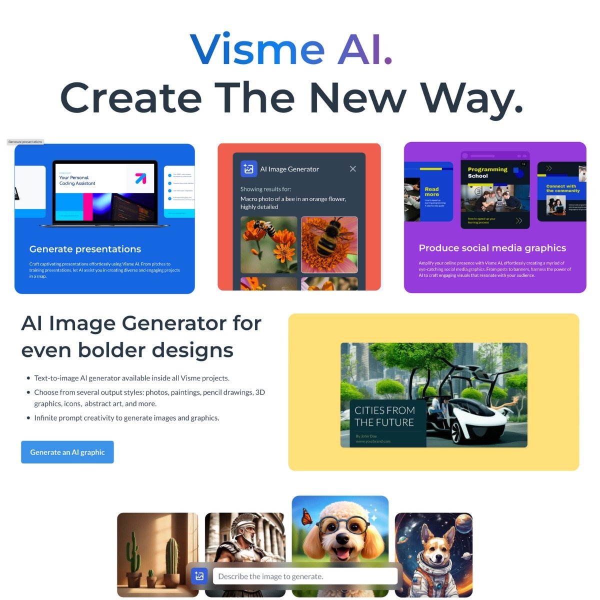هوش مصنوعی Visme AI