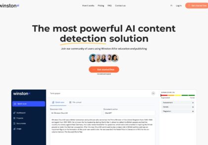 هوش مصنوعی Winston ai